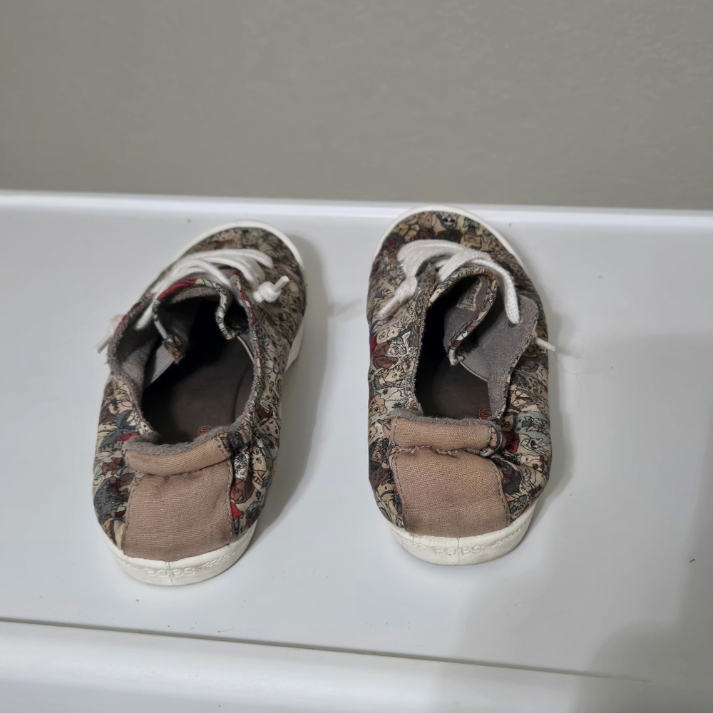SKECHERS BOBS Beach Bingo Rovers Rally Slip On Ladies Sneakers, dog cat uni, 8 - Picture 9 of 15